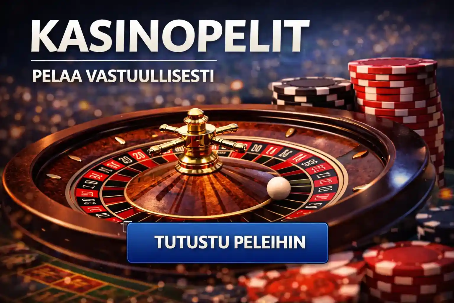 Ruletti kasinopelit pelimerkit pöytäpeli ja vastuullinen pelaaminen
